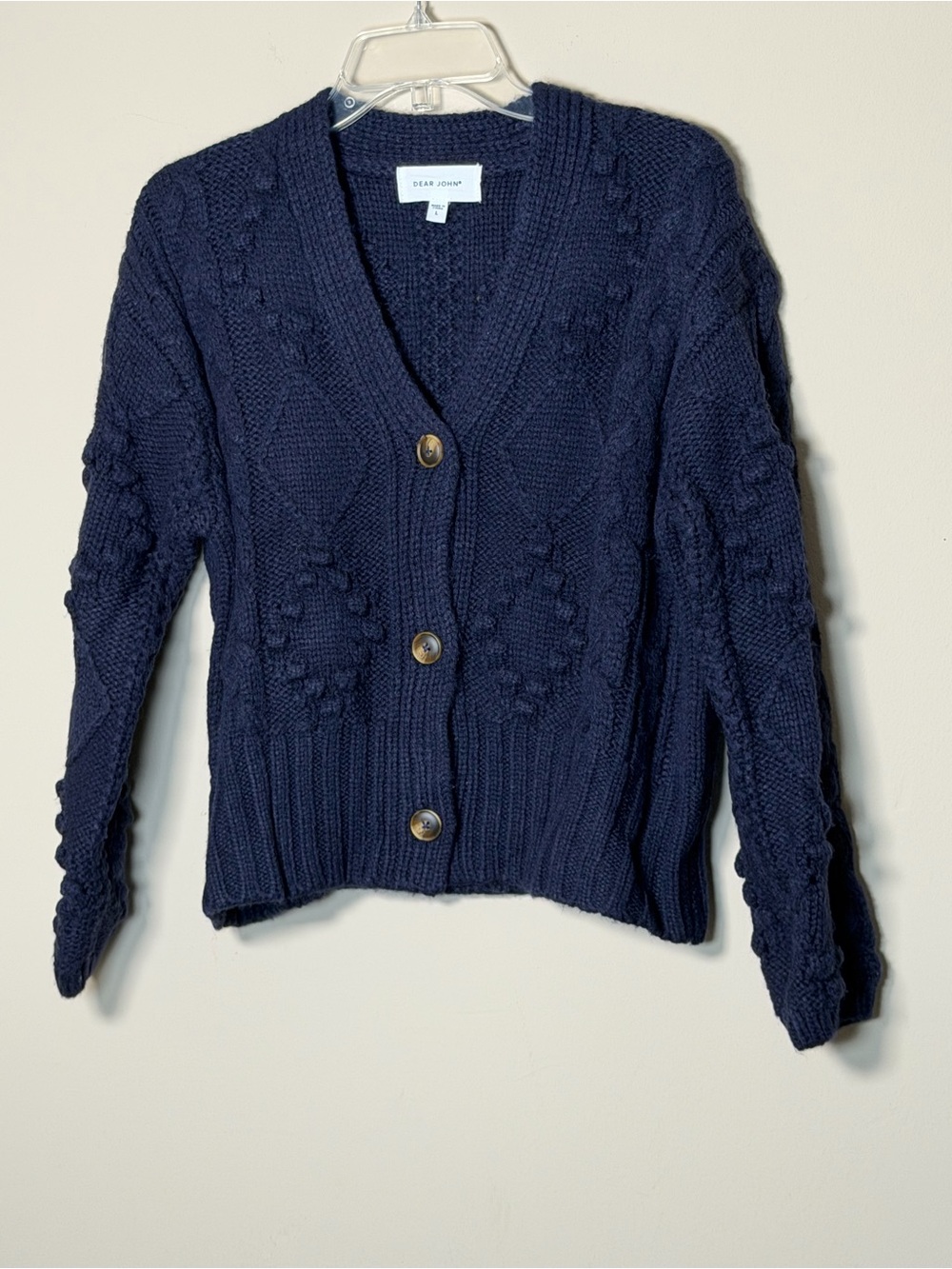 DEAR JOHN  Cardigan Sweater, size L